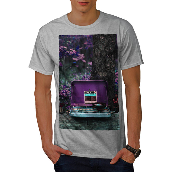 Camp Cooking Mens T-Shirt