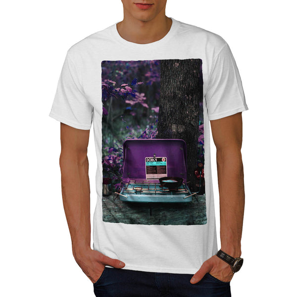 Camp Cooking Mens T-Shirt
