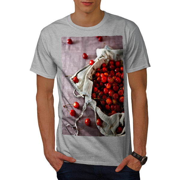 Cherries In A Bag Mens T-Shirt