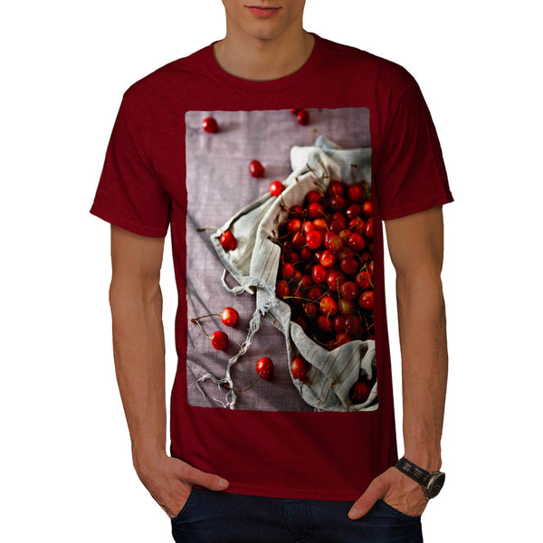 Cherries In A Bag Mens T-Shirt