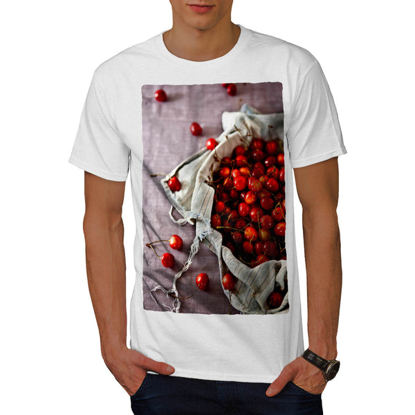 Cherries In A Bag Mens T-Shirt