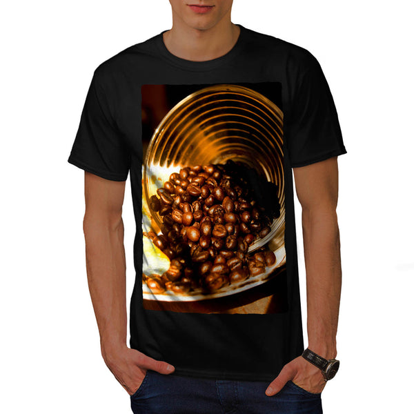 Coffee Beans Cup Mens T-Shirt