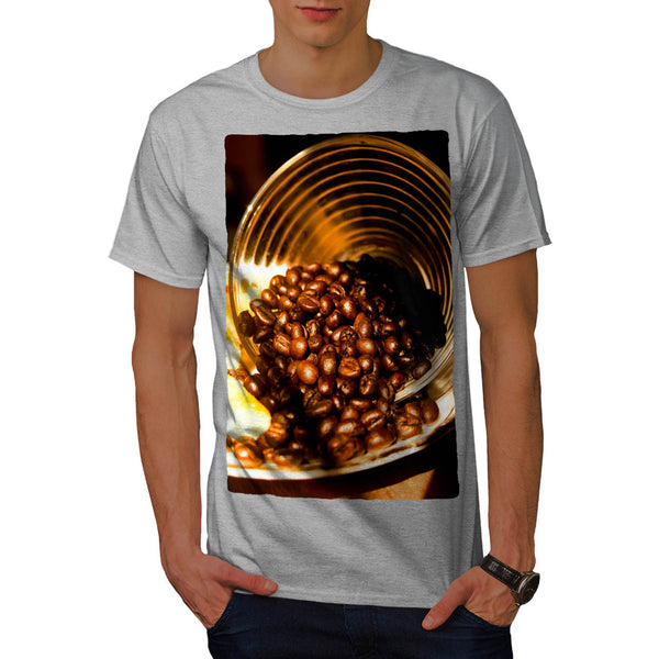Coffee Beans Cup Mens T-Shirt