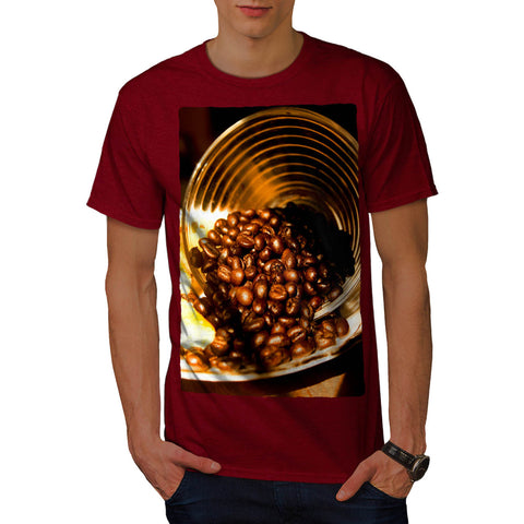 Coffee Beans Cup Mens T-Shirt