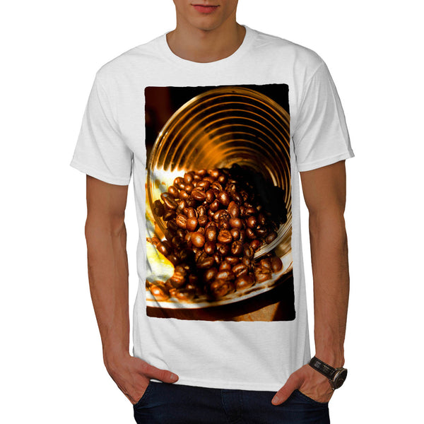 Coffee Beans Cup Mens T-Shirt