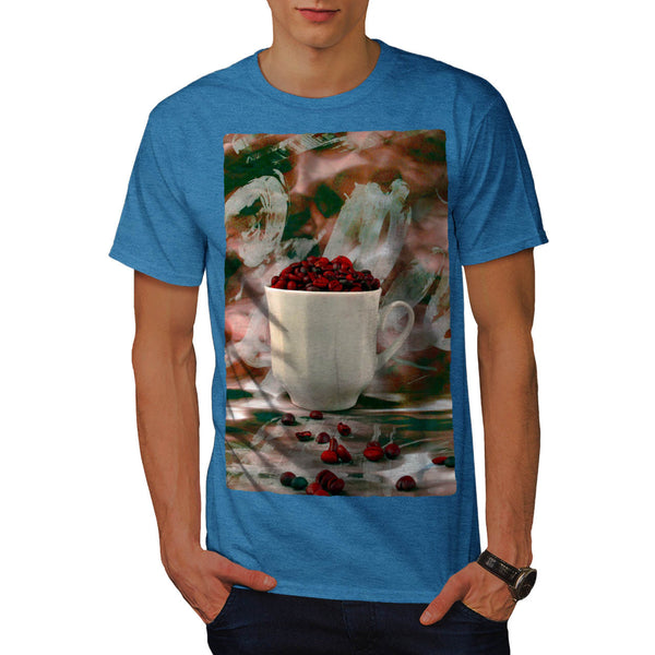 Coffee Beans Cup Mens T-Shirt