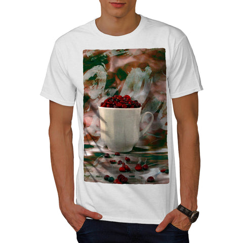 Coffee Beans Cup Mens T-Shirt