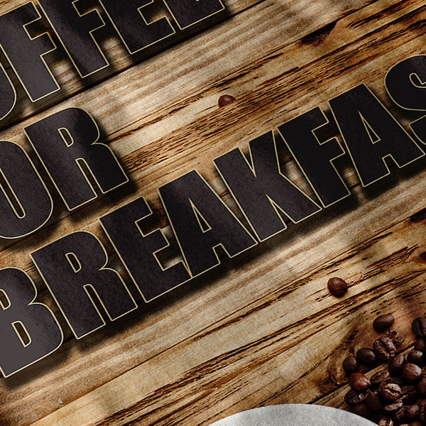 Coffee For Breakfast Mens T-Shirt
