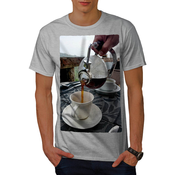 Morning Coffee Mens T-Shirt