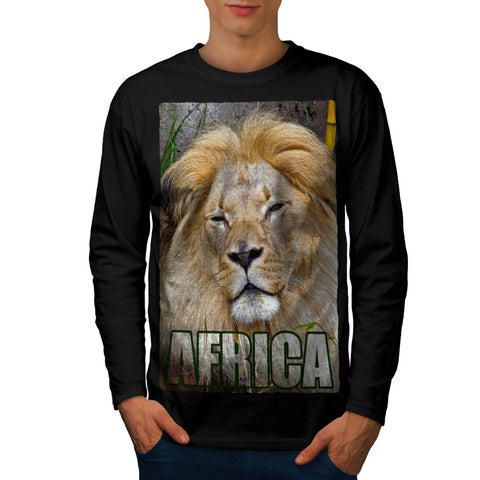 King Of Jungle Africa Mens Long Sleeve T-Shirt