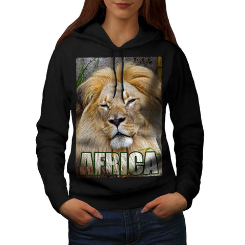 King Of Jungle Africa Womens Hoodie