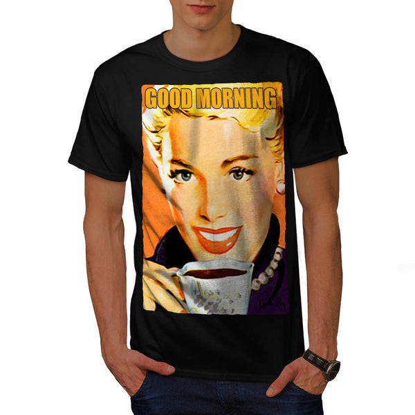 Morning Coffee Mens T-Shirt