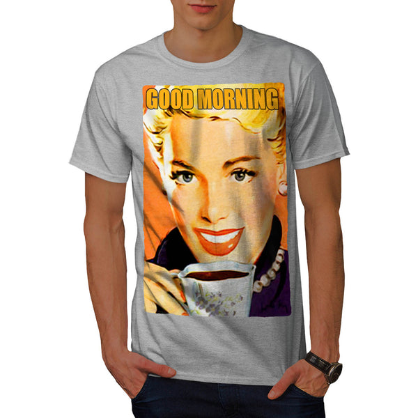 Morning Coffee Mens T-Shirt