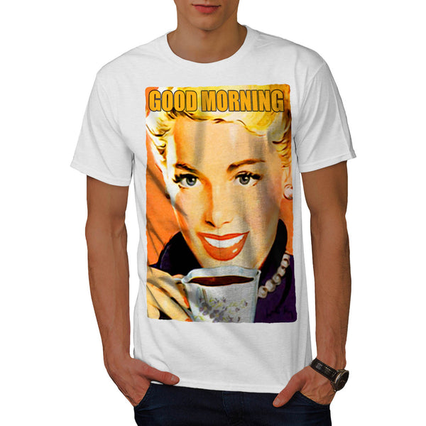 Morning Coffee Mens T-Shirt