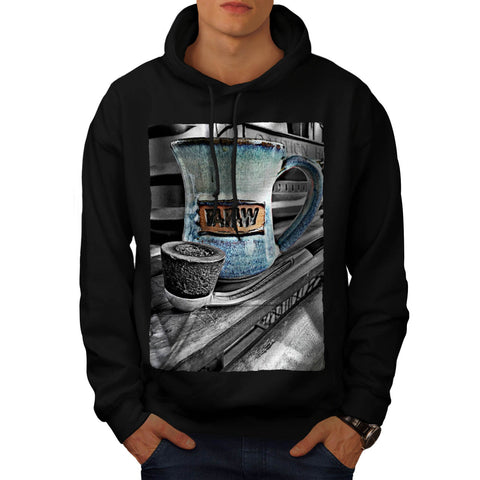Pipe With Cup Mens Hoodie