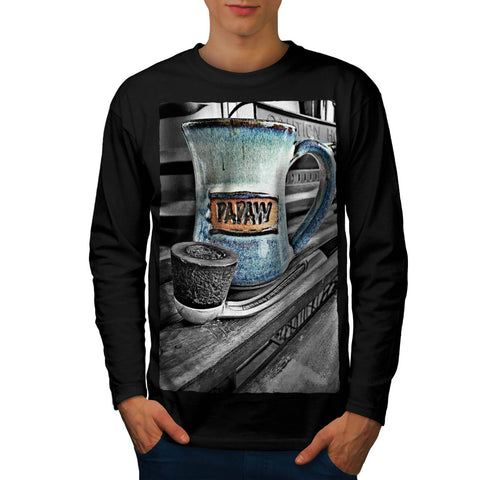 Pipe With Cup Mens Long Sleeve T-Shirt