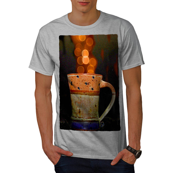 Stylish Cup Of Tea Mens T-Shirt