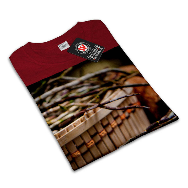 Basket Of Sticks Mens T-Shirt
