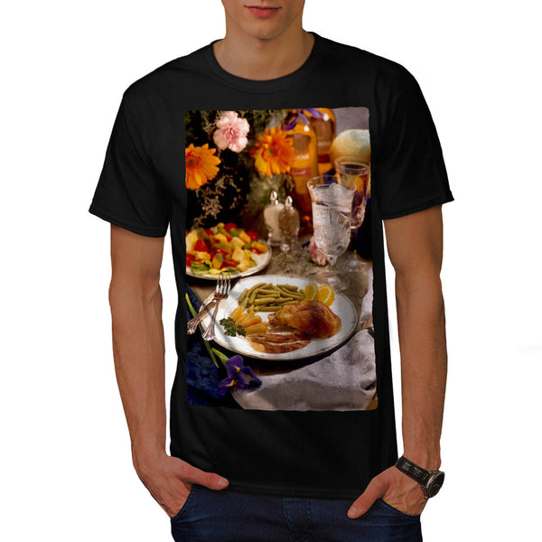 Chicken With Vegies Mens T-Shirt