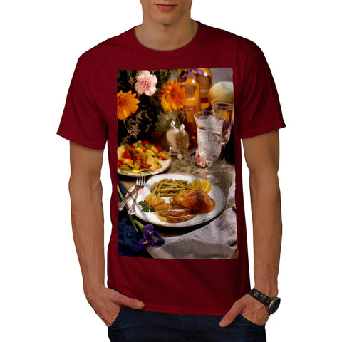 Chicken With Vegies Mens T-Shirt
