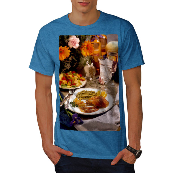 Chicken With Vegies Mens T-Shirt
