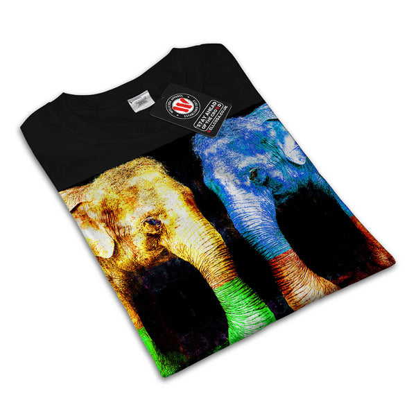 Four Bright Elephants Mens T-Shirt