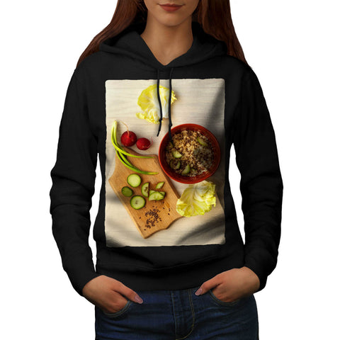 Fresh Vegetable Salad Womens Hoodie