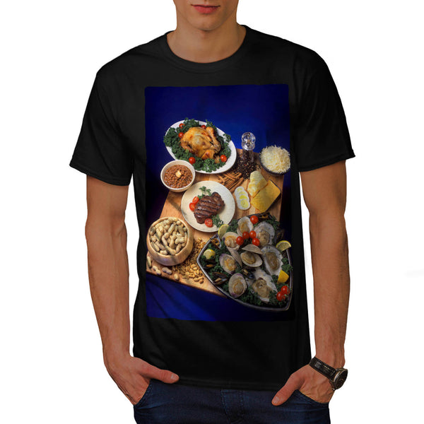 Food Art Composition Mens T-Shirt