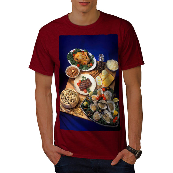 Food Art Composition Mens T-Shirt
