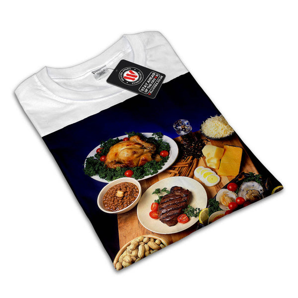 Food Art Composition Womens T-Shirt