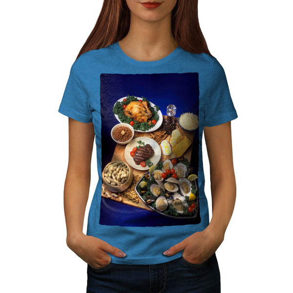 Food Art Composition Womens T-Shirt