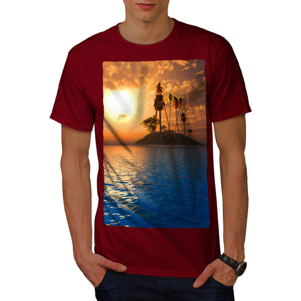 Exotic Single Island Mens T-Shirt