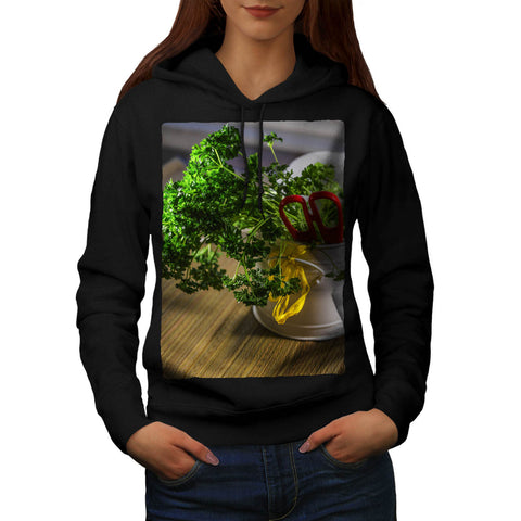 Fresh Green Vegetable Womens Hoodie