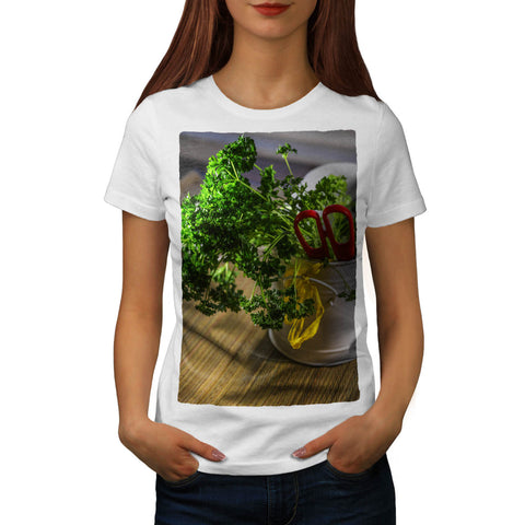 Fresh Green Vegetable Womens T-Shirt