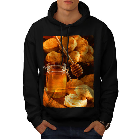 Jar of Bee Honey Mens Hoodie