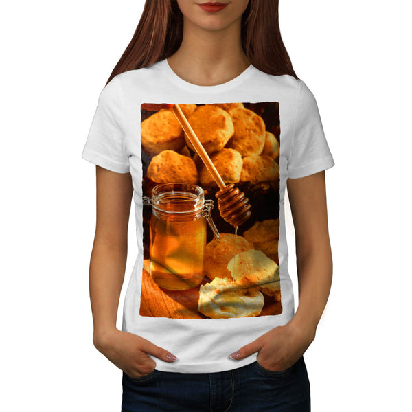 Jar of Bee Honey Womens T-Shirt