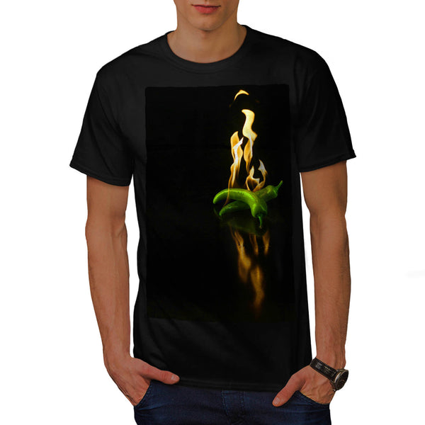 Burning Chili Pepper Mens T-Shirt