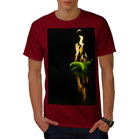 Burning Chili Pepper Mens T-Shirt