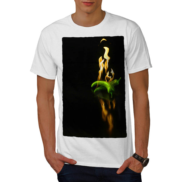 Burning Chili Pepper Mens T-Shirt