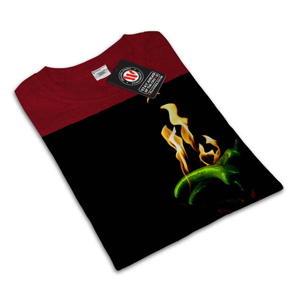 Burning Chili Pepper Mens T-Shirt