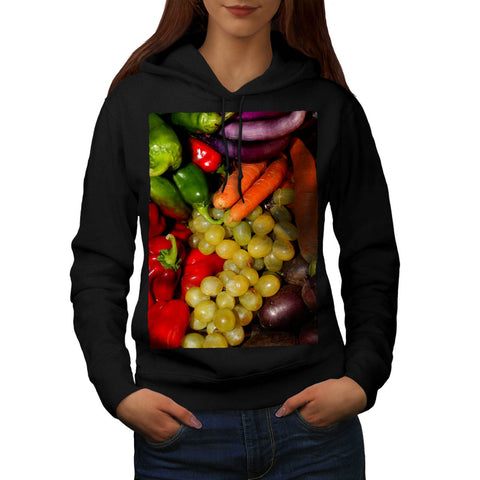 Fresh Vegetable Mix Womens Hoodie