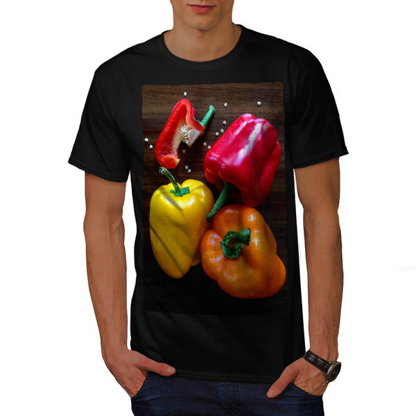 Colorful Sweet Pepper Mens T-Shirt