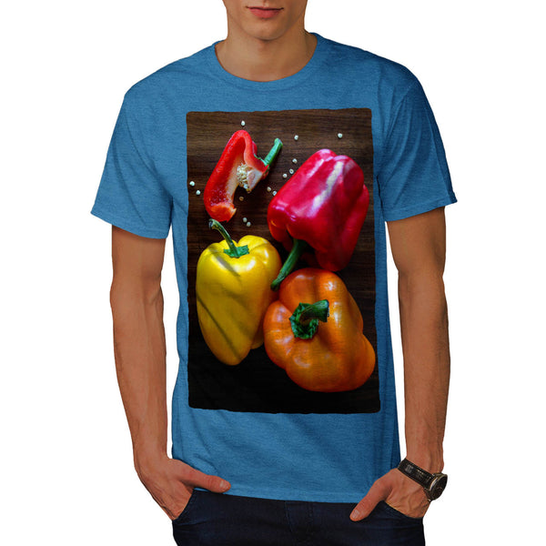 Colorful Sweet Pepper Mens T-Shirt