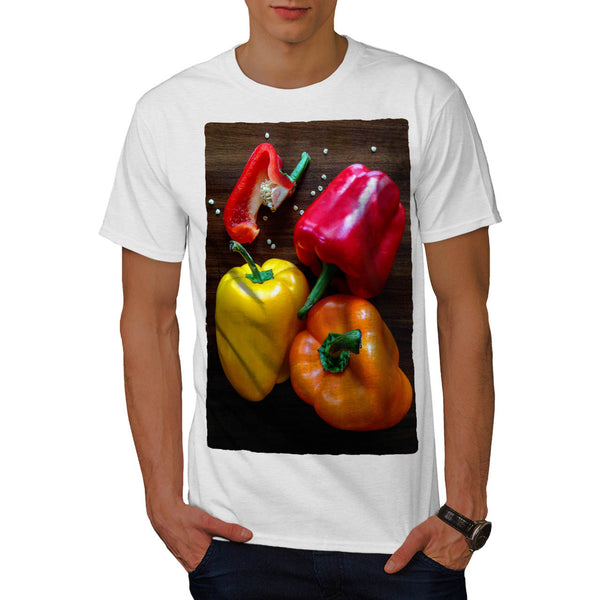 Colorful Sweet Pepper Mens T-Shirt