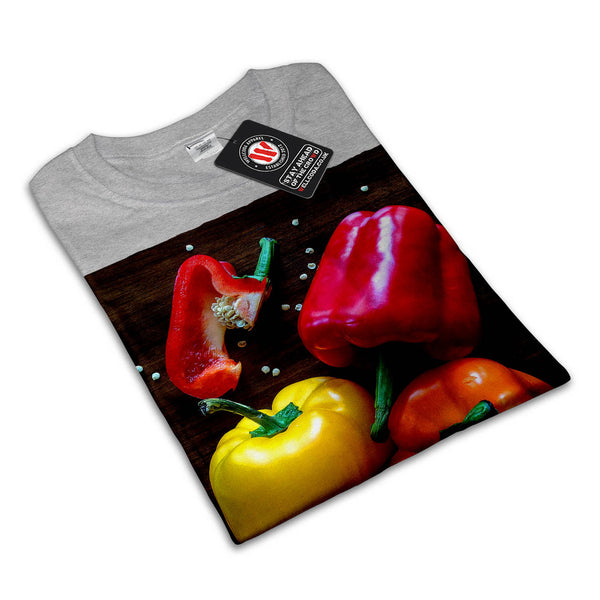Colorful Sweet Pepper Mens T-Shirt