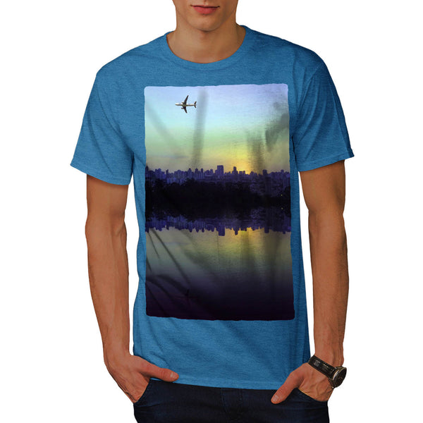 Flying Airplane Mens T-Shirt