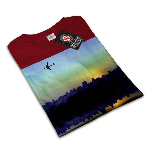Flying Airplane Mens T-Shirt