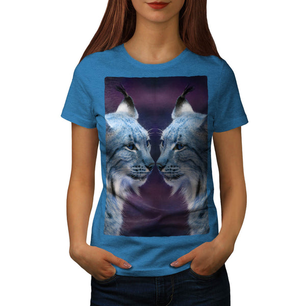 Lynx Nature Animal Eye Womens T-Shirt