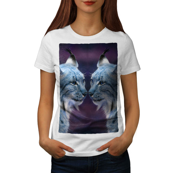 Lynx Nature Animal Eye Womens T-Shirt