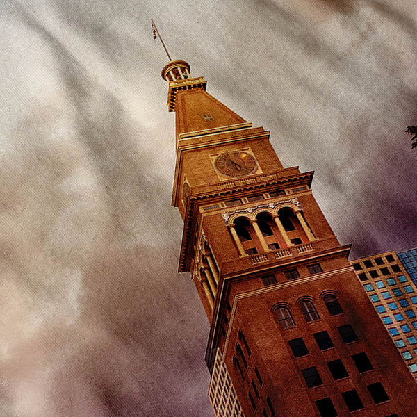 City Clock Tower Mens T-Shirt